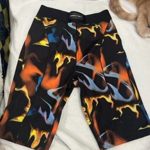 NEW SAVAGEXFENTY FLAME BIKE SHORTS SZ S